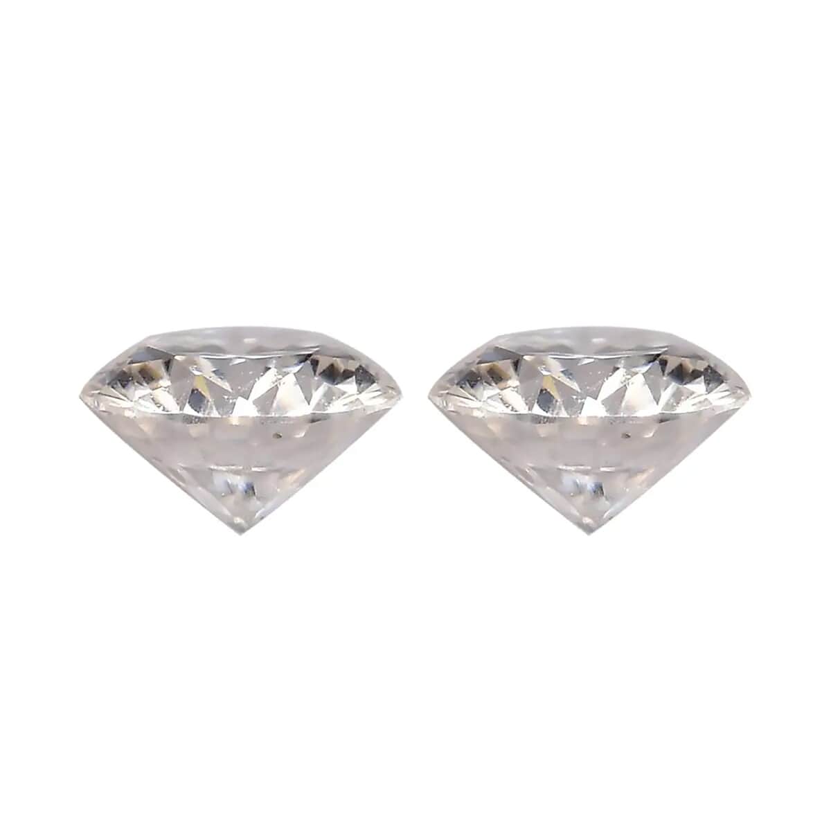 Moissanite Set of 2 (Rnd 4 mm) 0.47 ctw image number 2