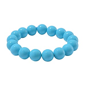 Sleeping Beauty Color Shell Pearl Stretch Bracelet