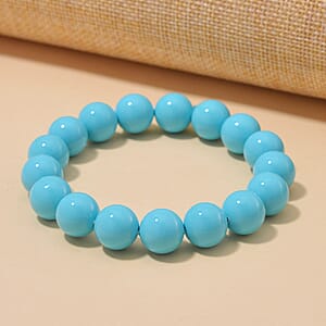 Sleeping Beauty Color Shell Pearl Stretch Bracelet