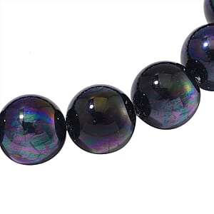 Peacock Color Shell Pearl Stretch Bracelet