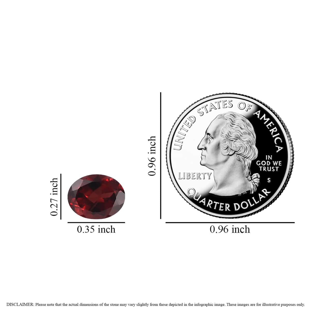 Premium Mozambique Garnet Assorted Box (Ovl 9x7 mm) 3.49 ctw image number 4