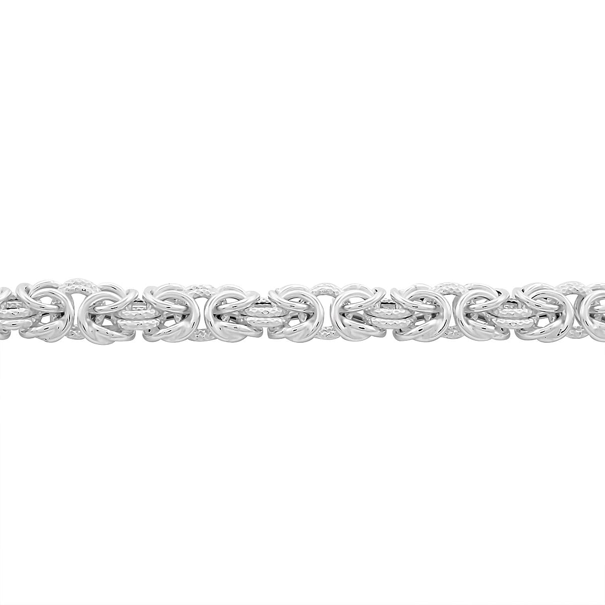 La Bella Italian Sterling Silver Bracelet (7.50 In) 12.8 Grams image number 2