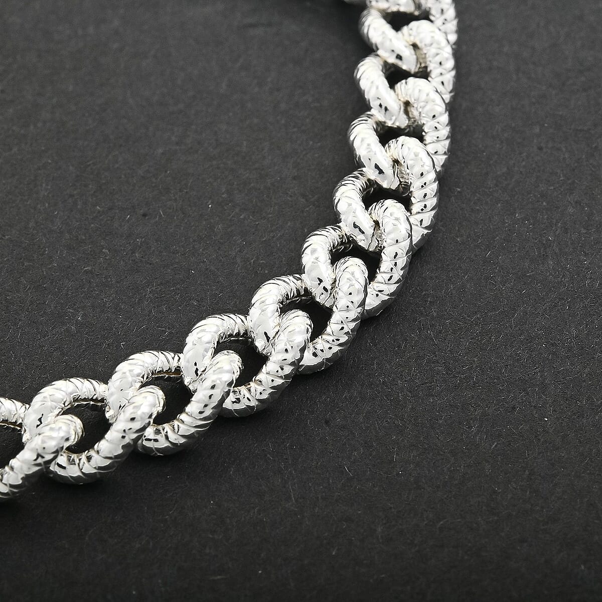 La Bella Italian Sterling Silver Bracelet (7.50 In) 11.5 Grams image number 1