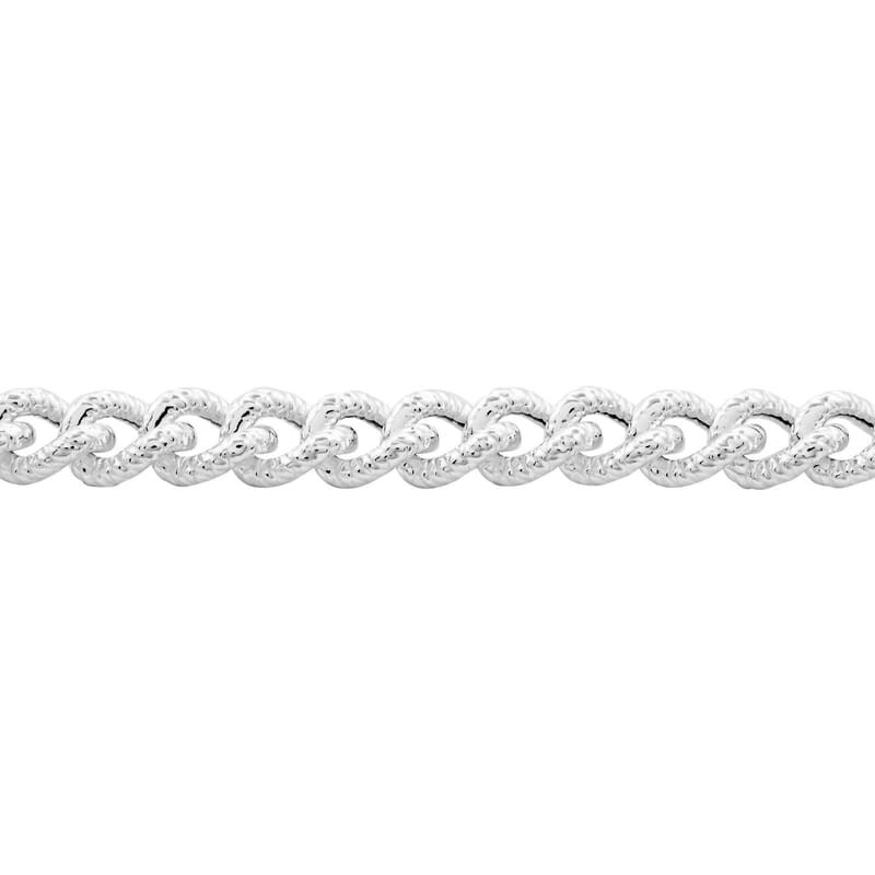 La Bella Italian Sterling Silver Bracelet (7.50 In) 11.5 Grams