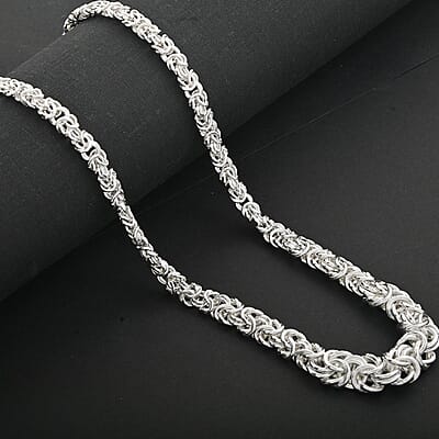 La Bella Italian Sterling Silver Necklace 20 Inches 26 Grams