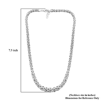 La Bella Italian Sterling Silver Necklace 20 Inches 26 Grams