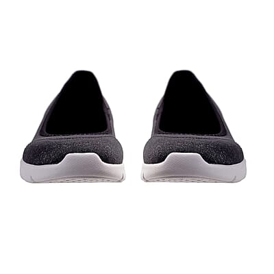 Spenco Women's Daily Stretch Knit Jersey Sneaker - Black Size 10