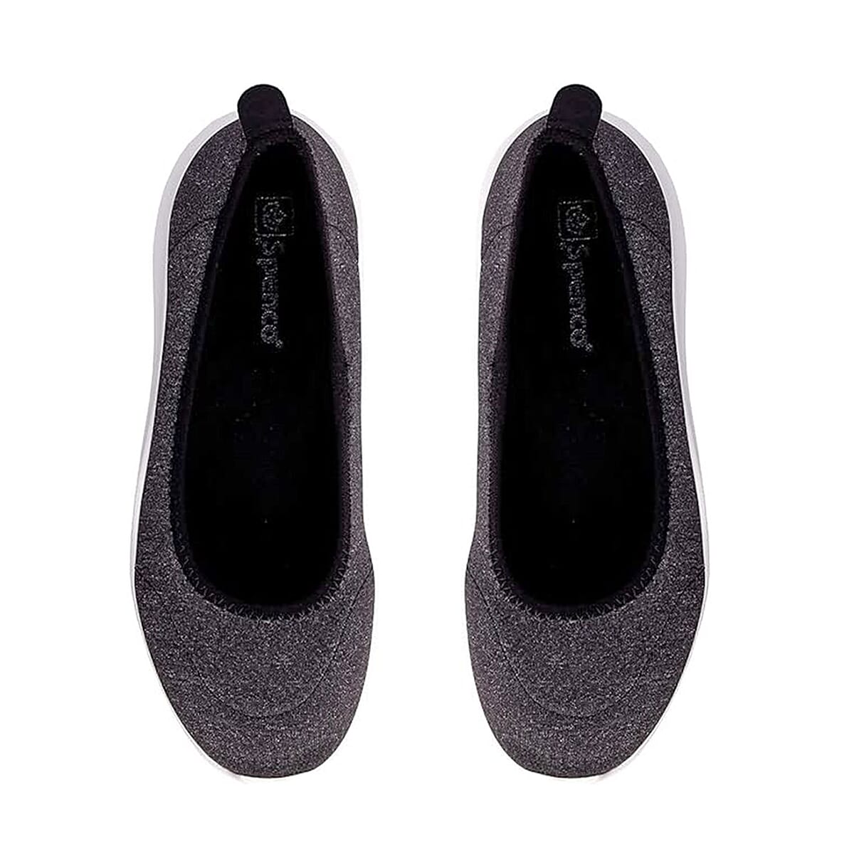 Spenco Women's Daily Stretch Knit Jersey Sneaker - Black Size 10 image number 3