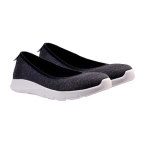 Spenco Women's Daily Stretch Knit Jersey Sneaker - Black Size 7