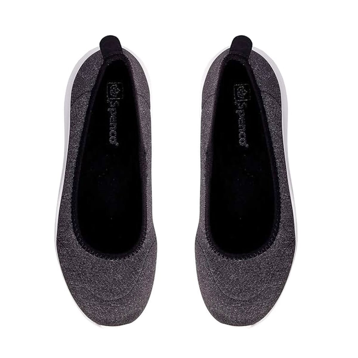 Spenco Women's Daily Stretch Knit Jersey Sneaker - Black Size 7 image number 3