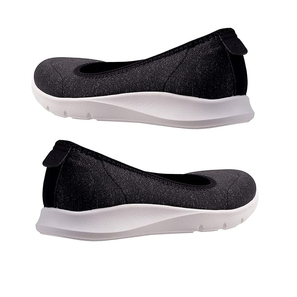 Spenco Women's Daily Stretch Knit Jersey Sneaker - Black Size 7.5 image number 4