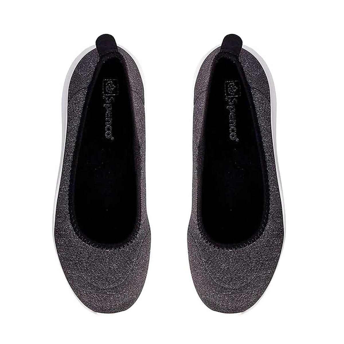 Spenco Women's Daily Stretch Knit Jersey Sneaker - Black Size 9 image number 3