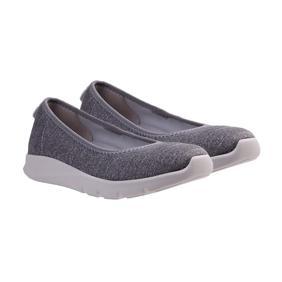 Spenco Women's Daily Stretch Knit Jersey Sneaker - Grey Size 7.5 image number 0