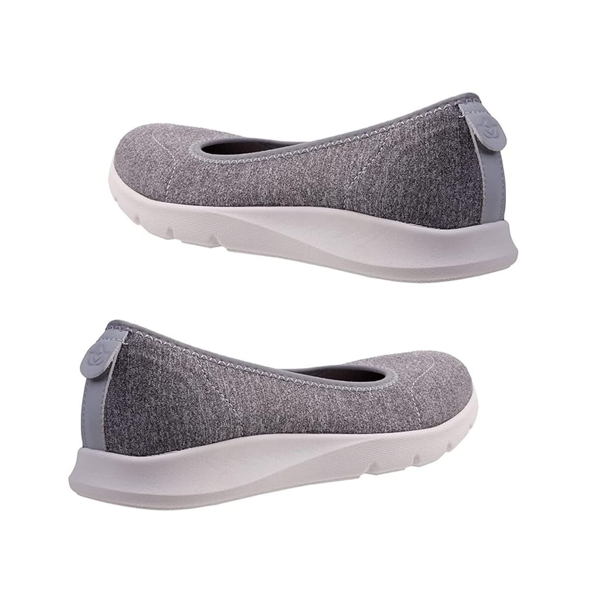 Spenco Women's Daily Stretch Knit Jersey Sneaker - Grey Size 7.5 image number 4