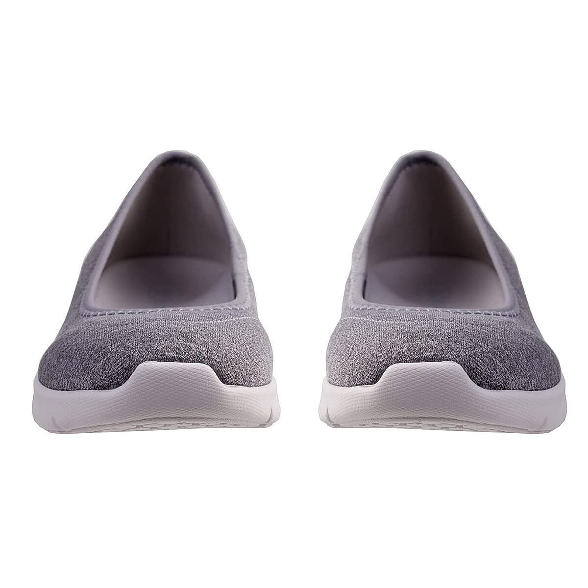 Spenco Women's Daily Stretch Knit Jersey Sneaker - Grey Size 8 image number 1