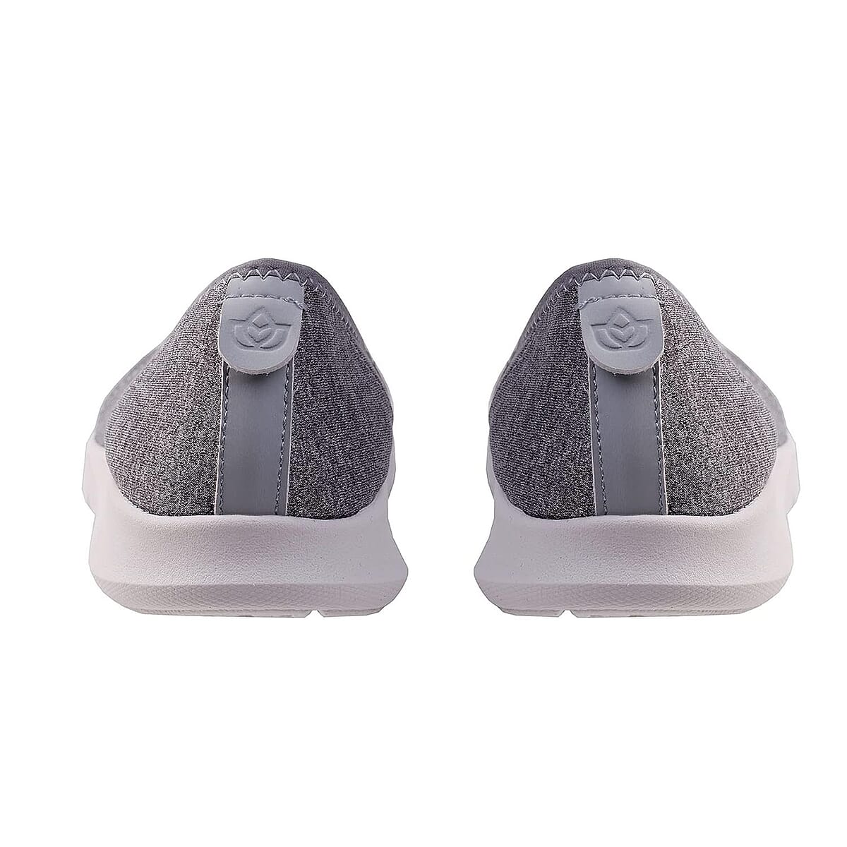 Spenco Women's Daily Stretch Knit Jersey Sneaker - Grey Size 8 image number 2