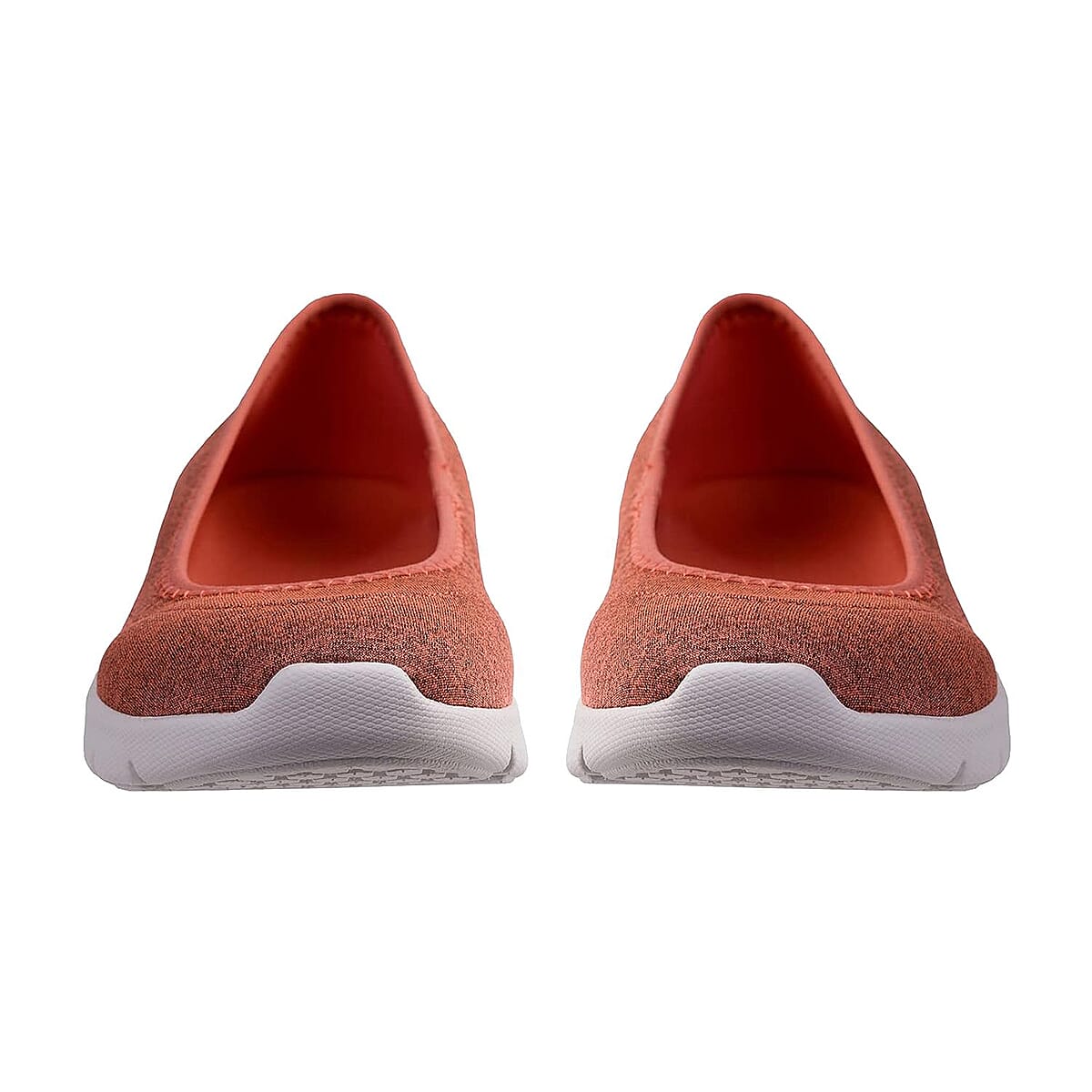 Spenco Women's Daily Stretch Knit Jersey Sneaker - Orange Size 10 image number 1