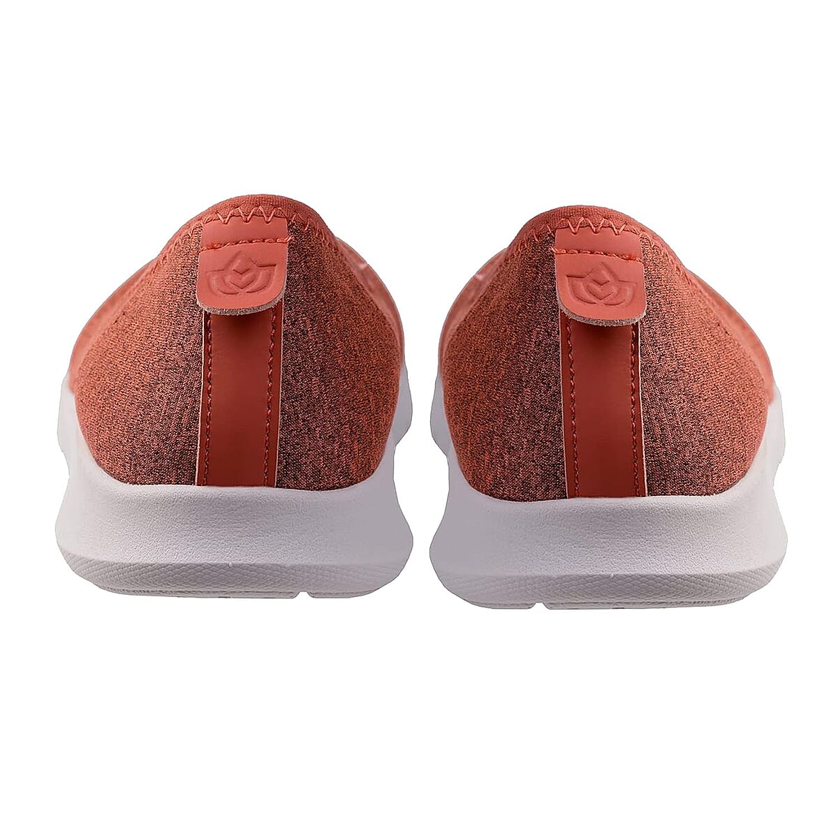 Spenco Women's Daily Stretch Knit Jersey Sneaker - Orange Size 10 image number 2