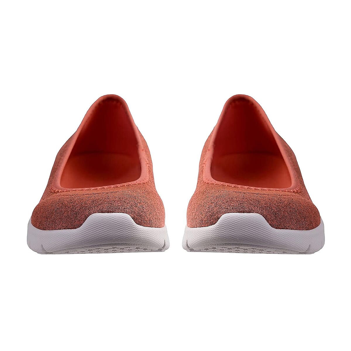 Spenco Women's Daily Stretch Knit Jersey Sneaker - Orange Size 9.5 image number 1