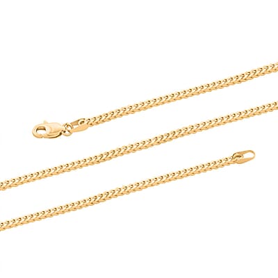 2.50mm Franco Necklace in 14K Yellow Gold 24 Inches 7.85 Grams