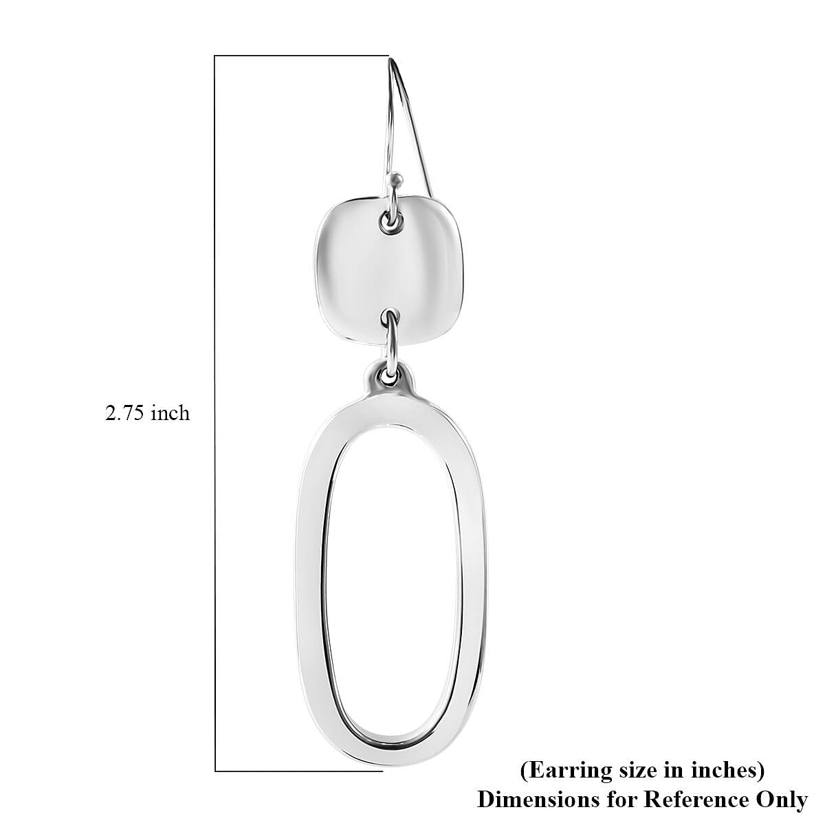 Dangle Earrings in Sterling Silver 11 Grams image number 3