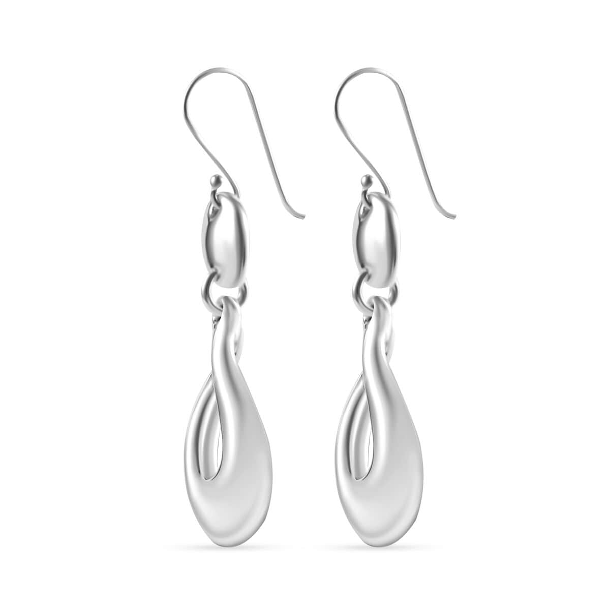 Ethereal Teardrop Earrings in Sterling Silver 9.22 Grams image number 3