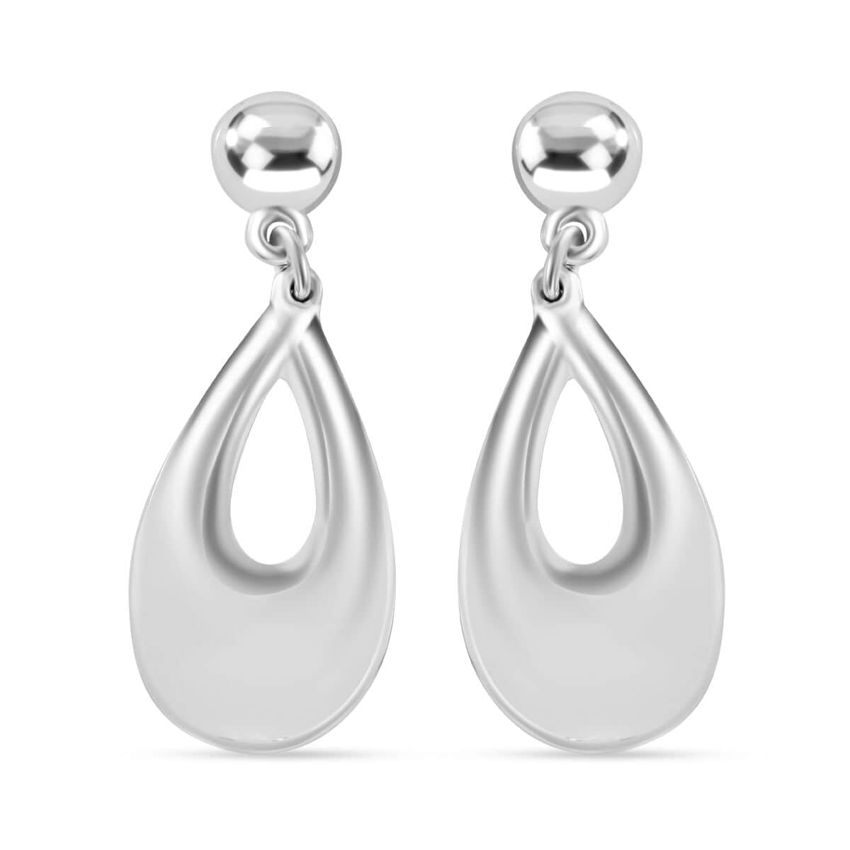 Ethereal Teardrop Earrings in Sterling Silver 9.22 Grams image number 5