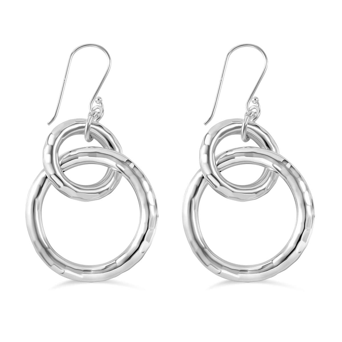 Sterling Silver Dangle Earrings 9.50 Grams image number 2