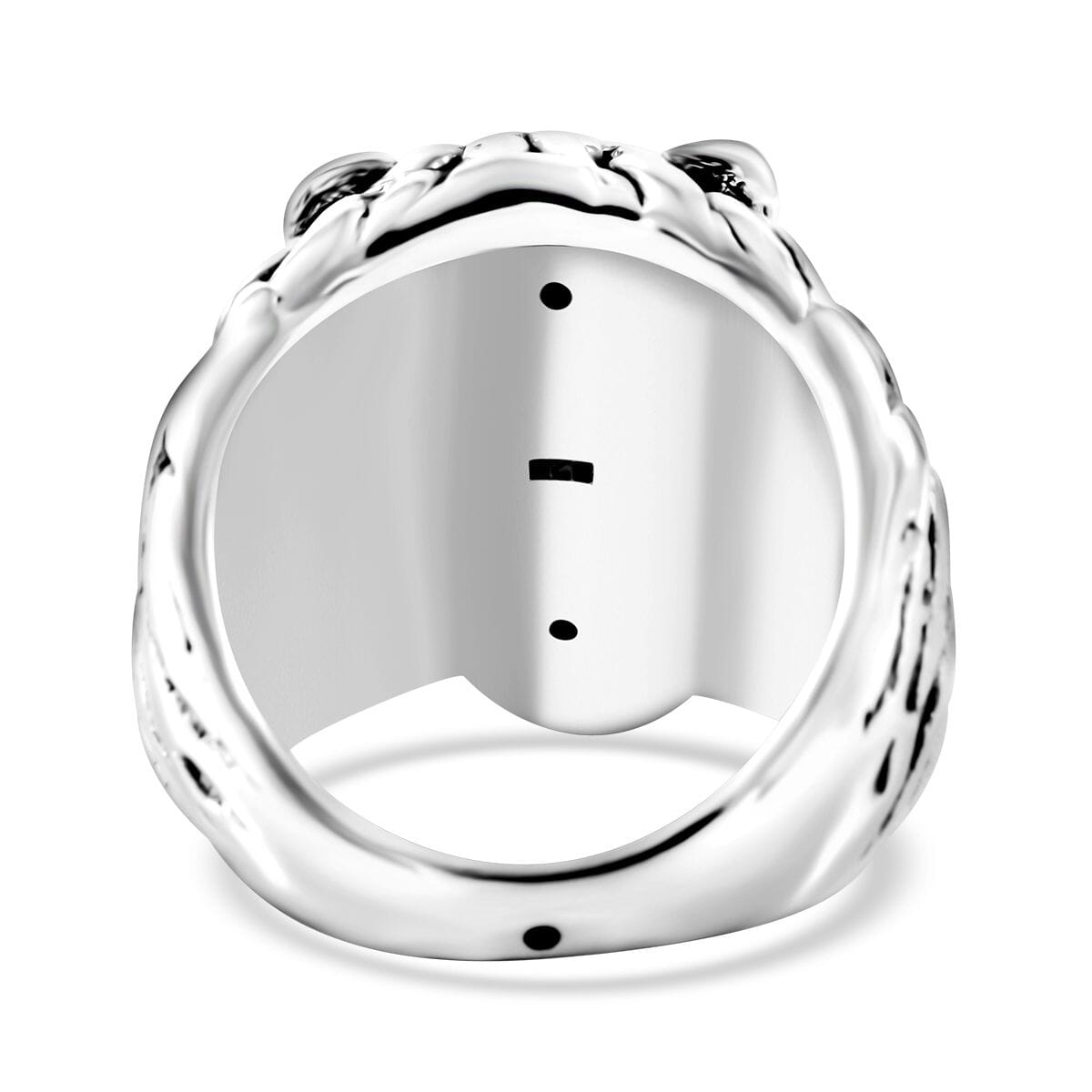 Sterling Silver Lion Head Ring (Size 7.0) 7.5 Grams image number 3