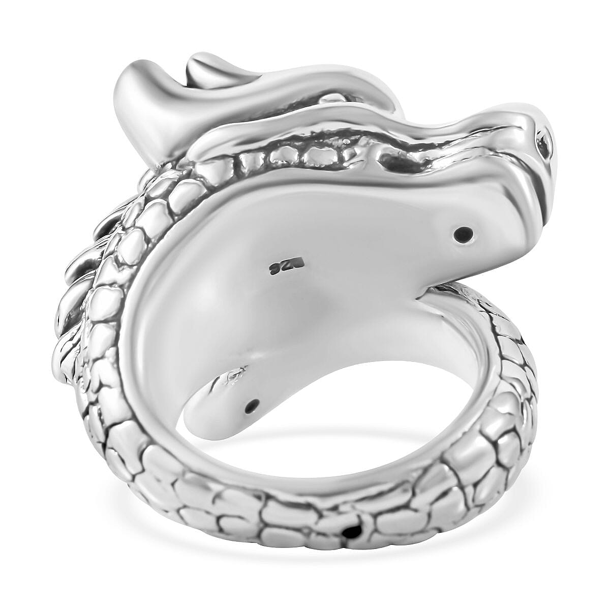 Sterling Silver Dragon Ring (Size 9.0) 7 Grams image number 3