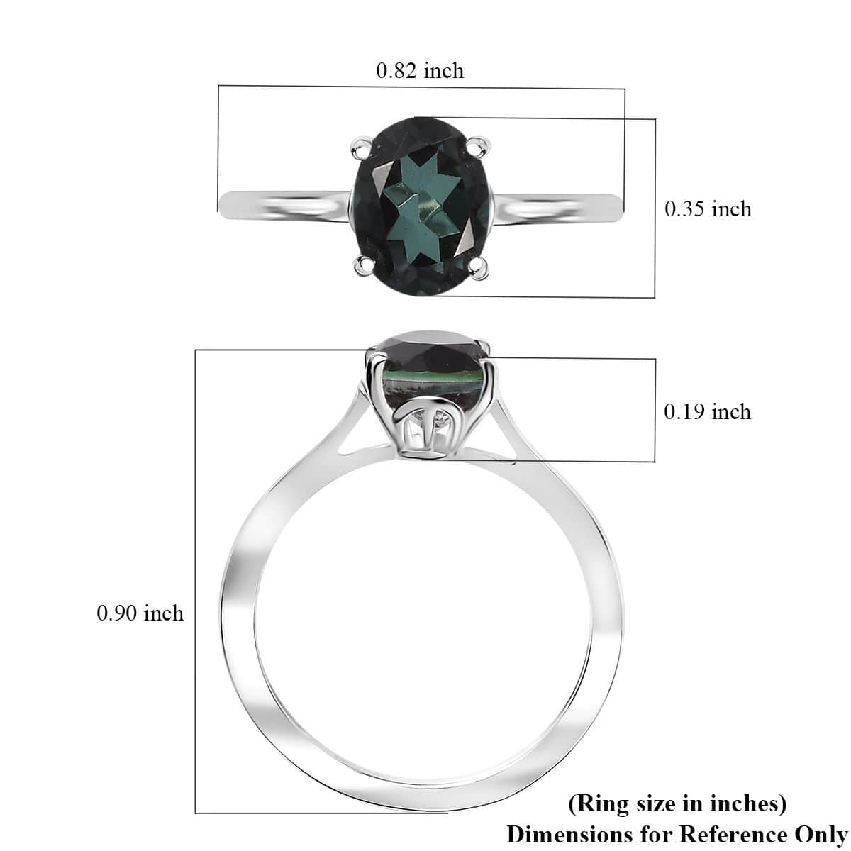 Alexandrite Quartz Ring in Sterling Silver (Size 10.0) 1.50 ctw image number 5