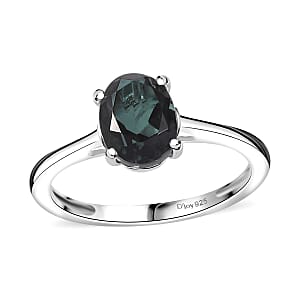 D'Joy Alexandrite Quartz (Triplet) 1.50 ctw Ring in Sterling Silver (Size 11.0)