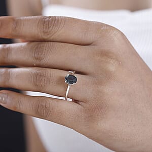 D'Joy Alexandrite Quartz (Triplet) 1.50 ctw Ring in Sterling Silver (Size 8.0)