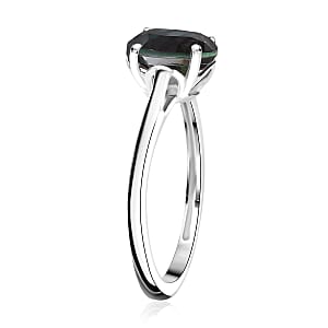 D'Joy Alexandrite Quartz (Triplet) 1.50 ctw Ring in Sterling Silver (Size 8.0)