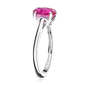 D'Joy Radiant Orchid Quartz (Triplet) 1.40 ctw Ring in Sterling Silver (Size 8.0)