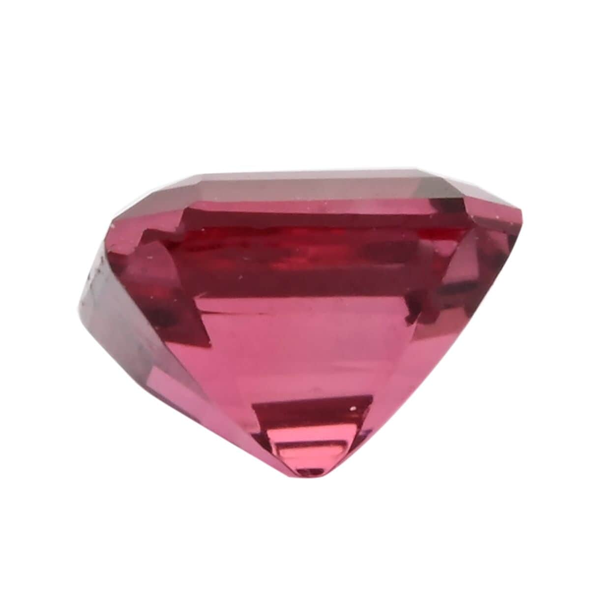 Asscher Cut AAAA Ouro Fino Rubellite (Sqr 6x6 mm) 1.00 ctw image number 2