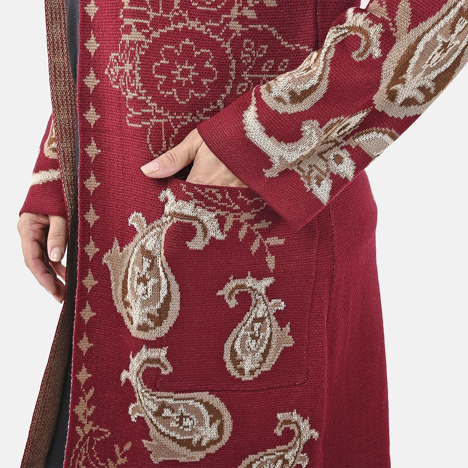 ジャケット・アウター PAISLEY PATTERN JACQUARD COAT PAISLEY PATTERN JACQUARD COAT