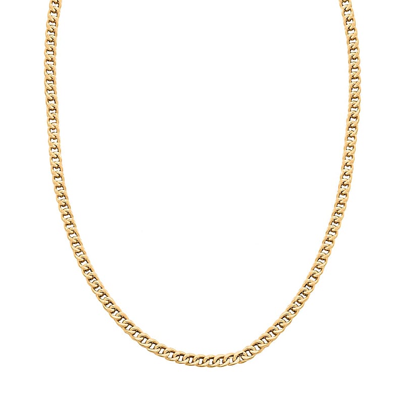 3mm Franco Chain Necklace in 10K Yellow Gold 24 Inches 10.50 Grams