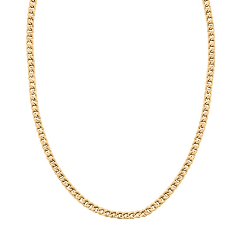 3mm Franco Chain Necklace in 10K Yellow Gold 26 Inches 11.50 Grams