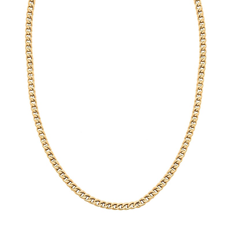3mm Franco Chain Necklace in 10K Yellow Gold 26 Inches 11.50 Grams