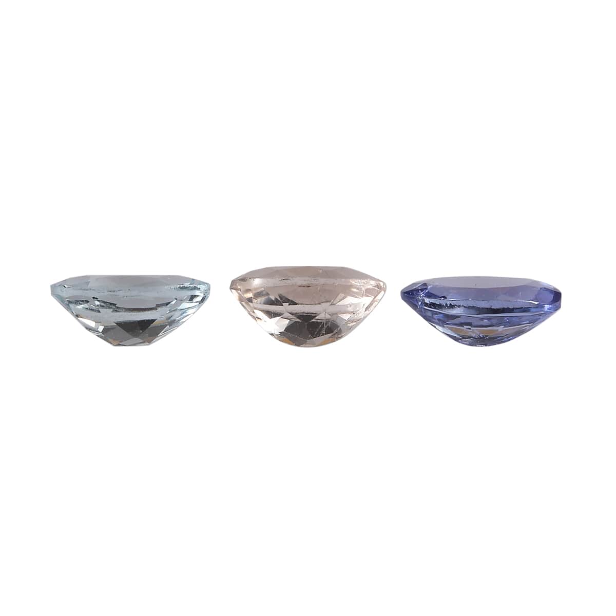 Premium Multi Gemstone Set of 3 (Ovl 6x4 mm) 1.07 ctw image number 2