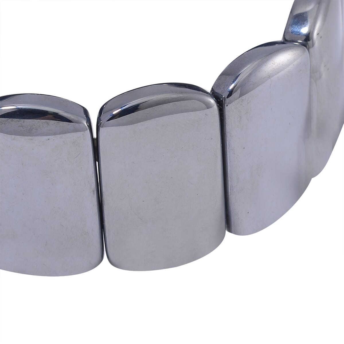 Terahertz 440.00 ctw Cushion Shape Block Stretch Men's Bracelet (7.5-8In) image number 2