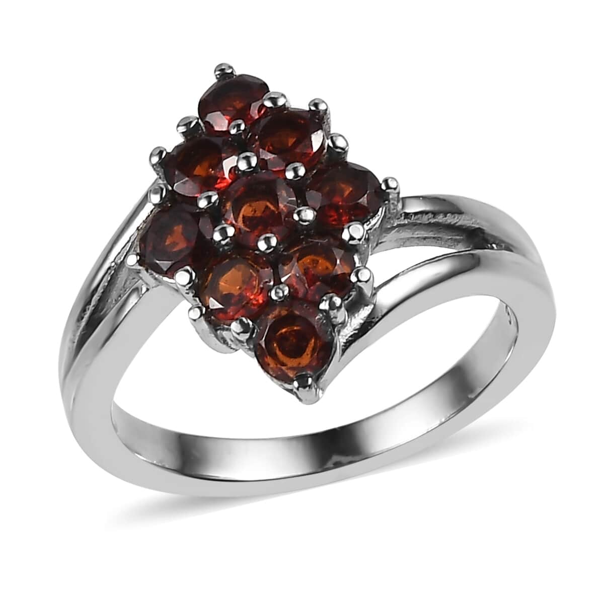 Mozambique Garnet 1.30 ctw Ring in Stainless Steel (Size 10.0)  image number 0