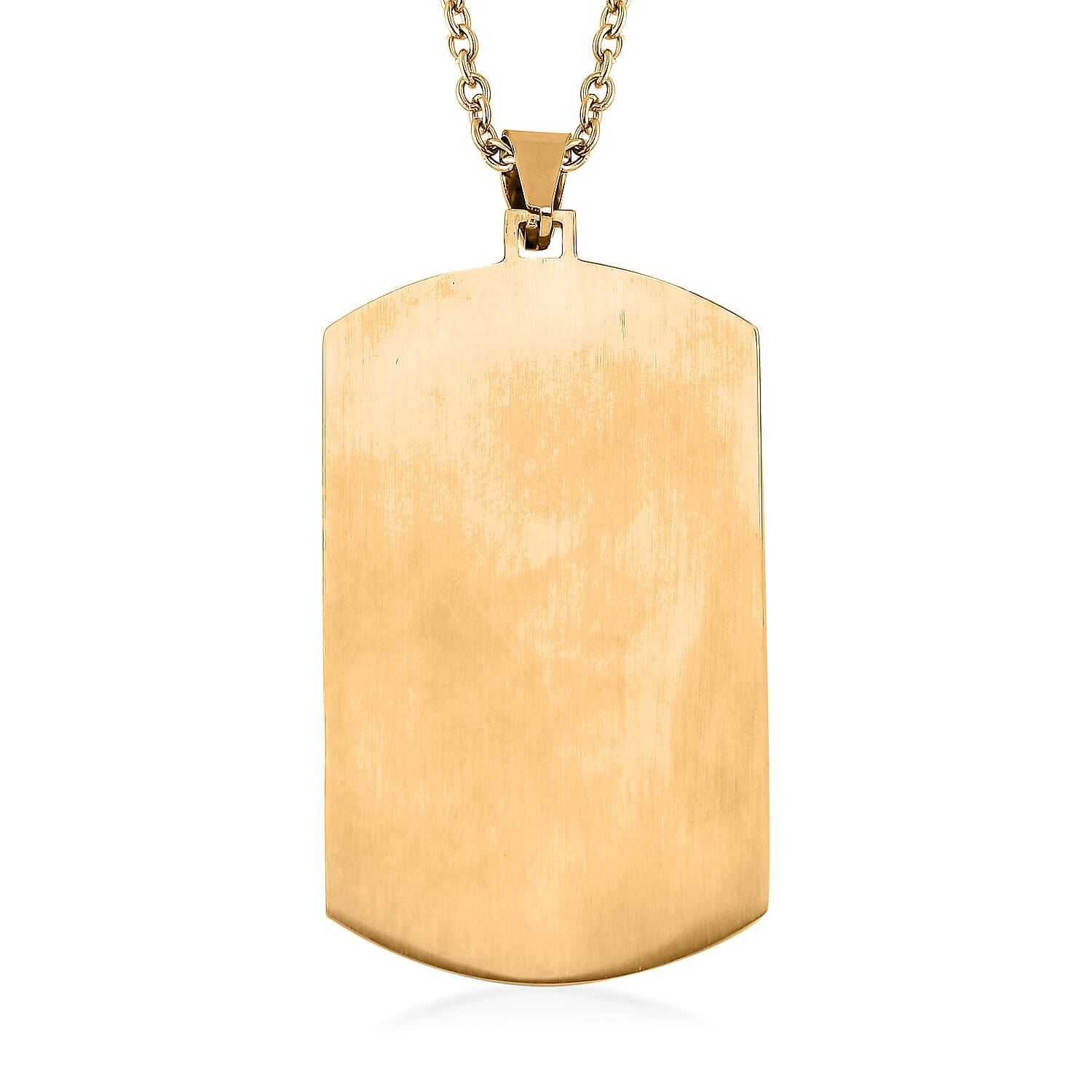 Yellow Tigers Eye 12.00 ctw Necklace 22-24 Inches in Stainless Steel
