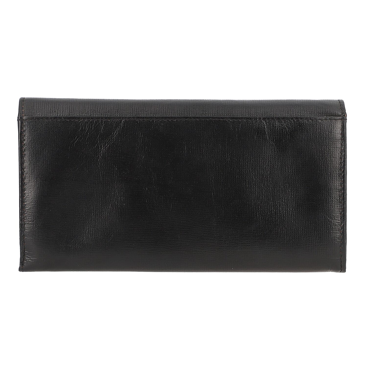 Union Code Black Genuine Leather RFID Women's Wallet