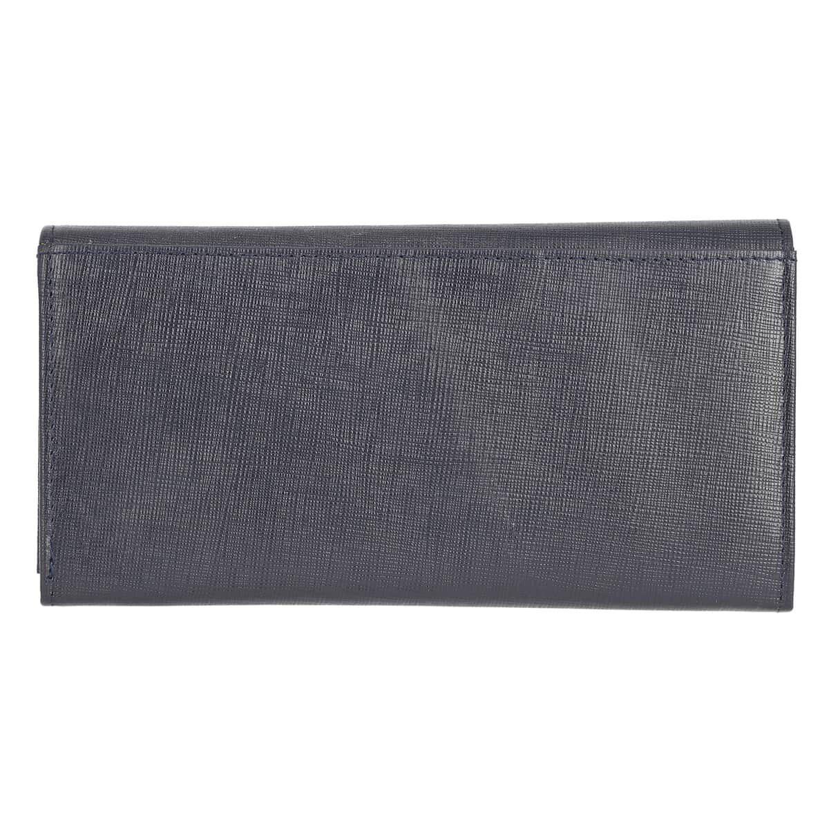 Union Code Navy Genuine Leather RFID Women's Wallet image number 6