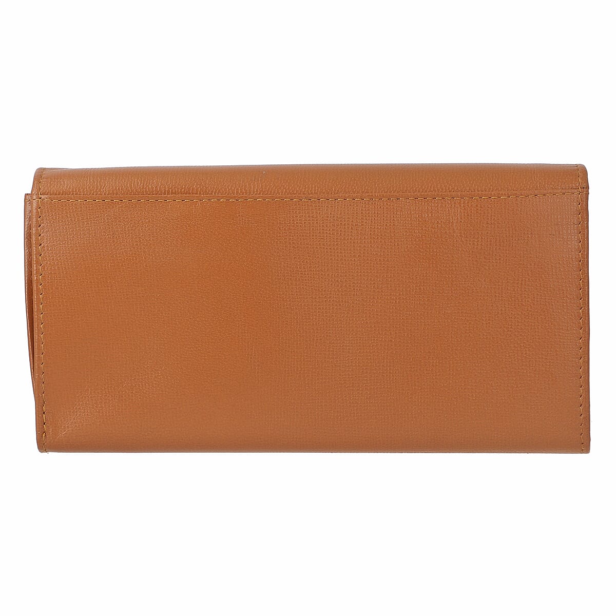 Union Code Tan Genuine Leather RFID Women's Wallet image number 6