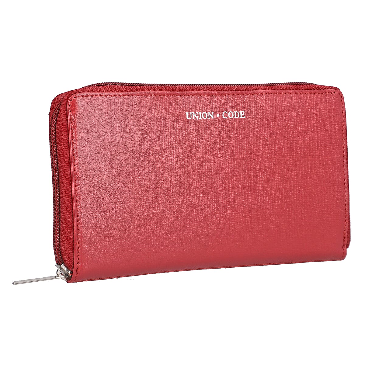 Union Code Red Genuine Leather RFID Protected Women's Wallet image number 5
