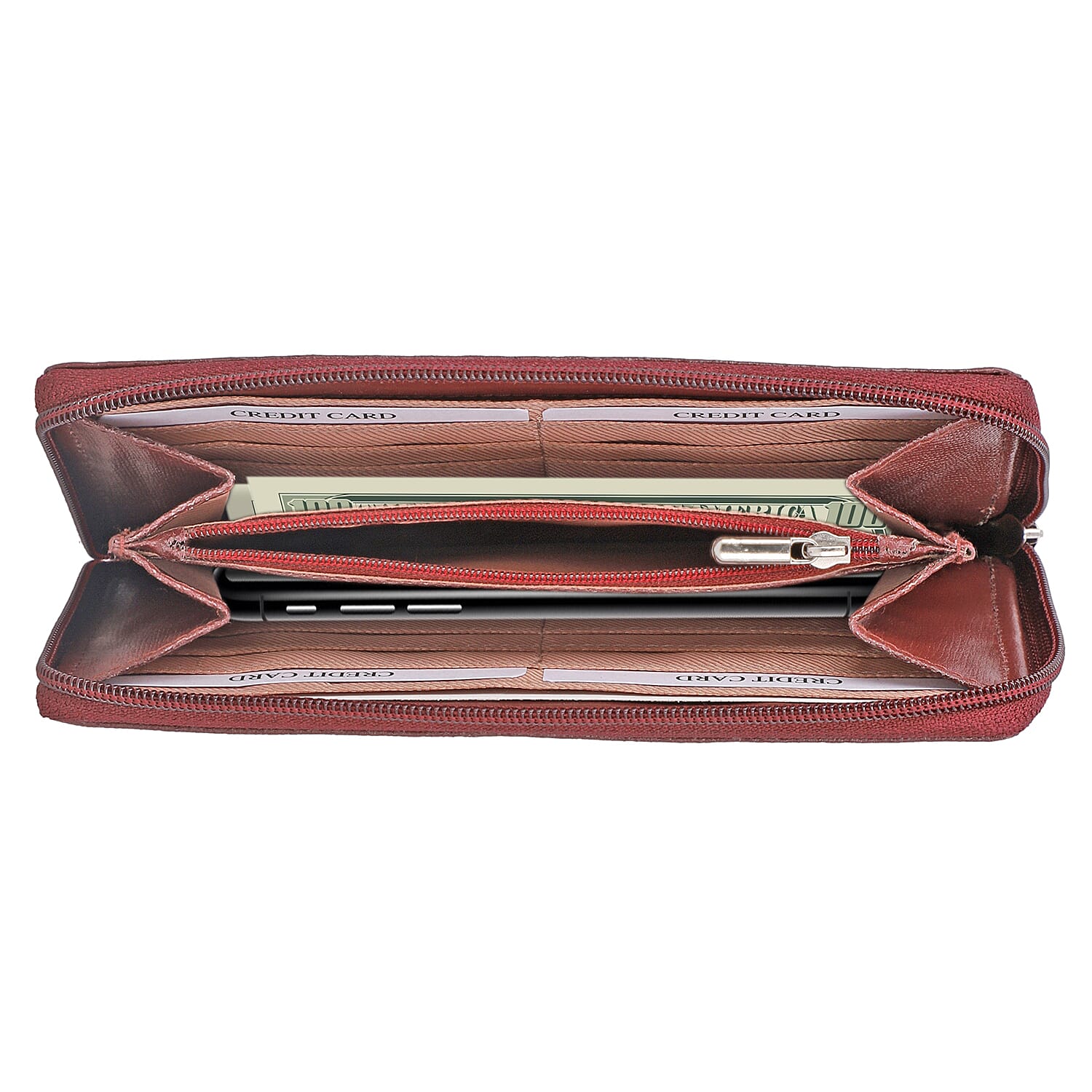 UNION CODE RFID Protected 100% Genuine Leather Women's Wallet