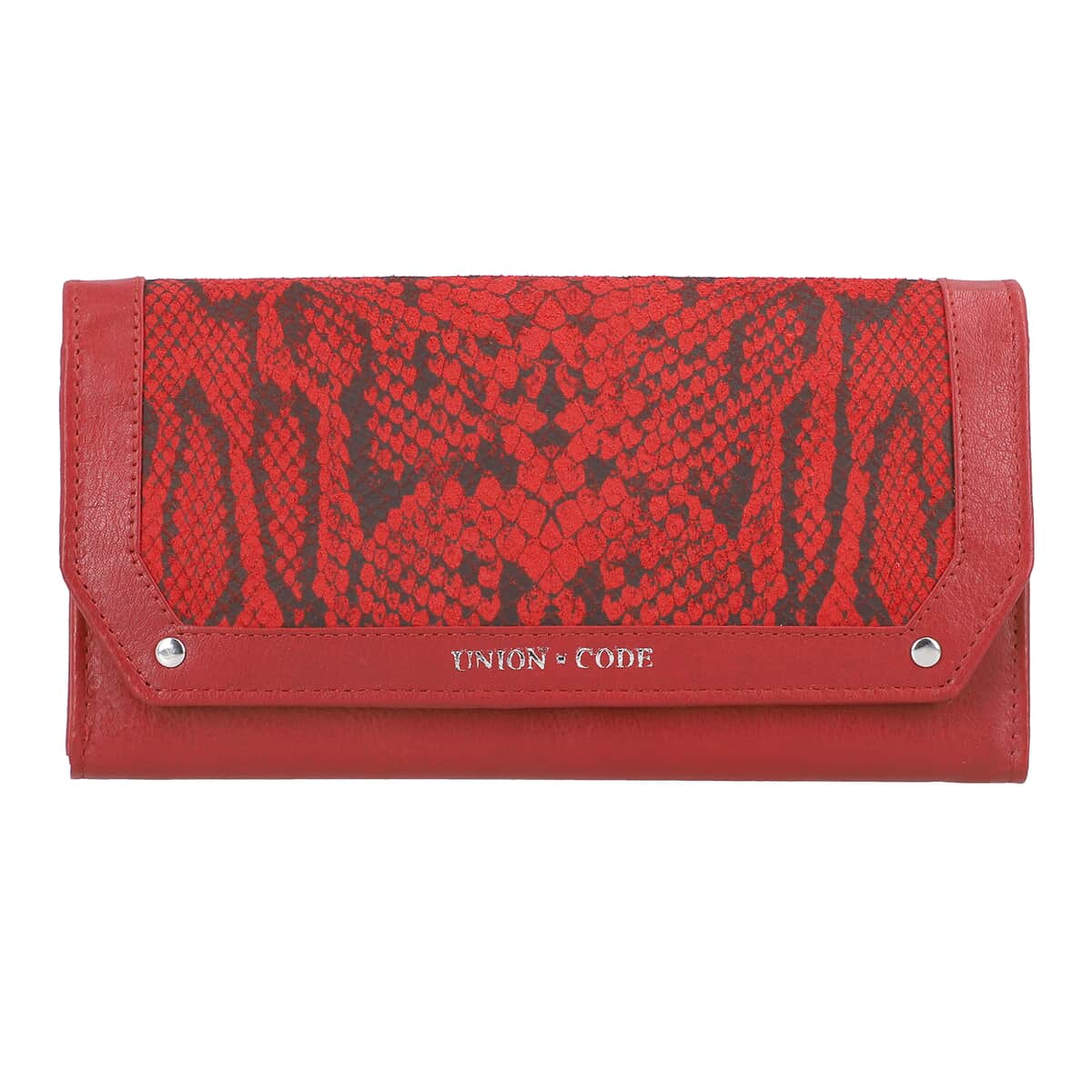 Union Code Red Genuine Leather RFID Women's Wallet image number 0